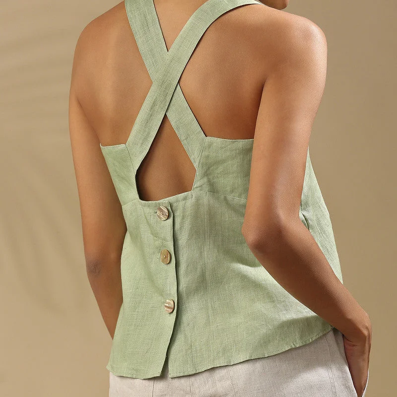 b-label-hemp-slim-fitted-dungaree-top-sage-green-blws404xs-sg-100822