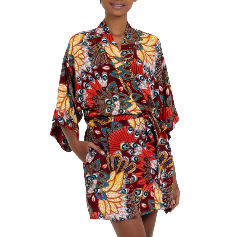 brush-fire-red-peacock-rayon-robe