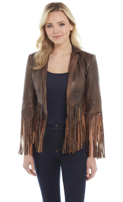 Cripple Creek Fringe Leather Jacket