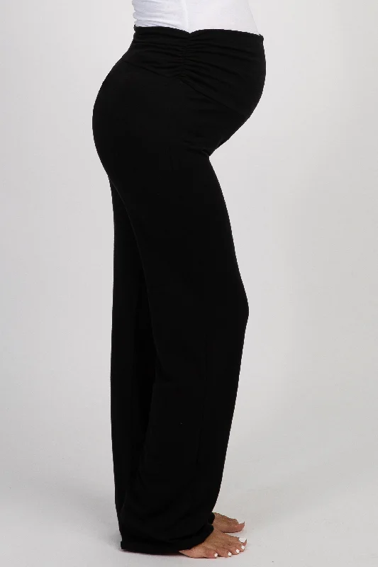 pinkblush-black-foldover-maternity-lounge-pants