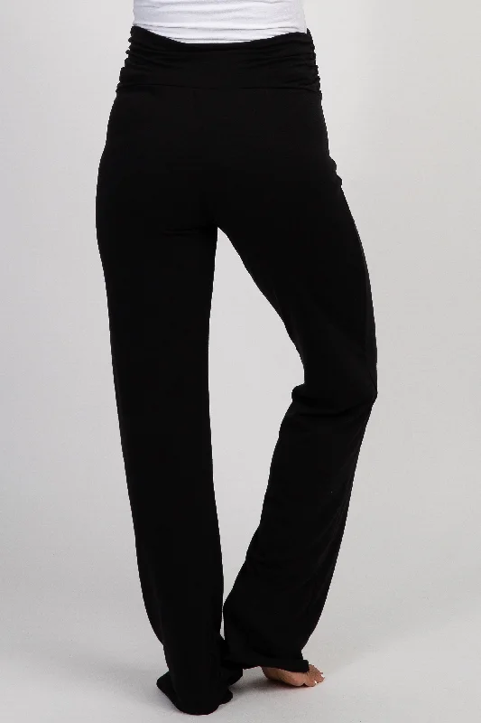 pinkblush-black-foldover-maternity-lounge-pants