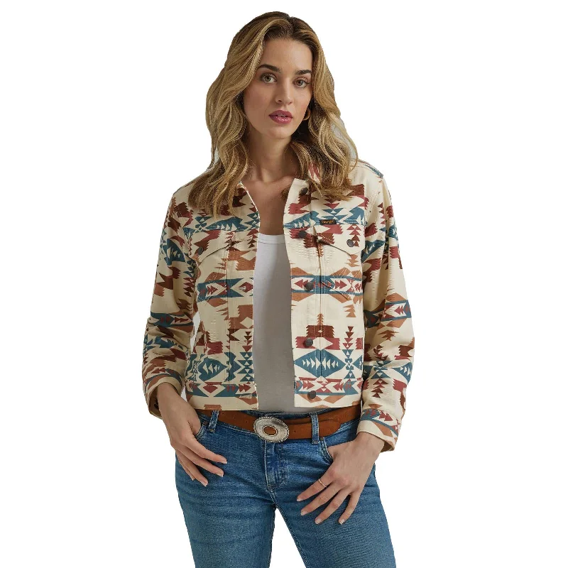 Western Aztec Boyfriend Jacket