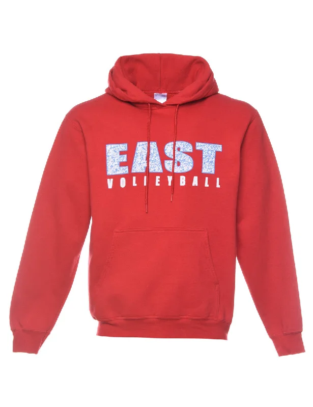 Volleyball Printed Hoodie - M