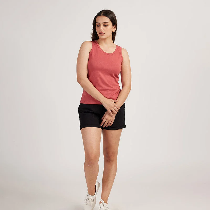 Cotton Tank Top for Women | Pink