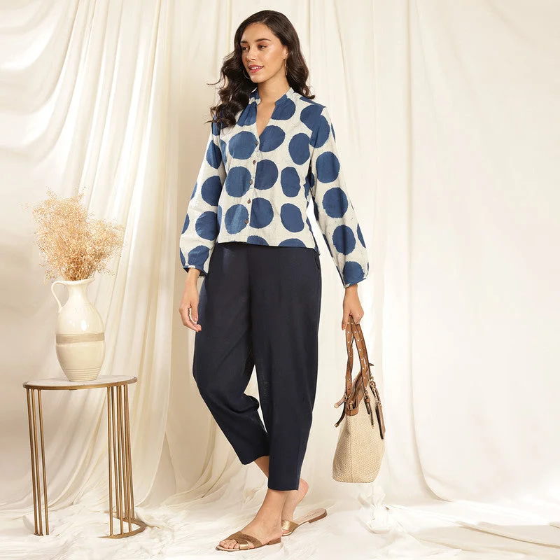 Cotton Indigo Co Ord Set for Women | Handblock Print