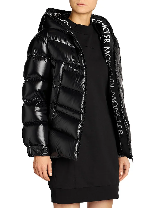 Clair Womens Lightweight Hooded Puffer Jacket