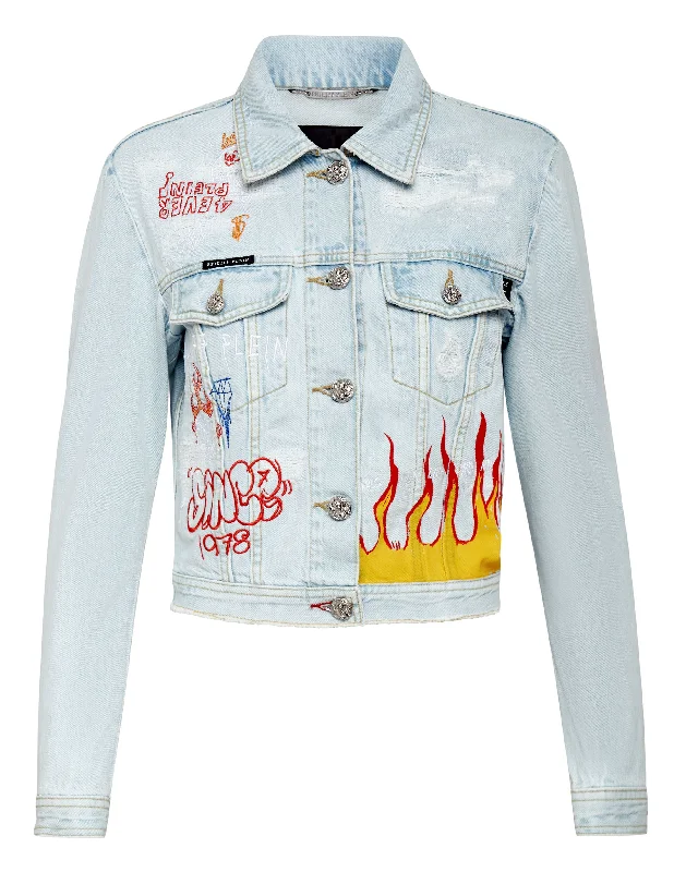 Denim Jacket Graffiti