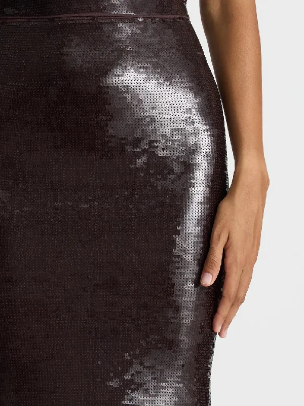 Joan Sequin Knit Skirt