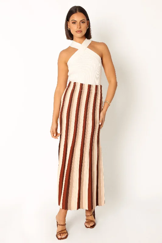 Jordie Knit Skirt - Neutral