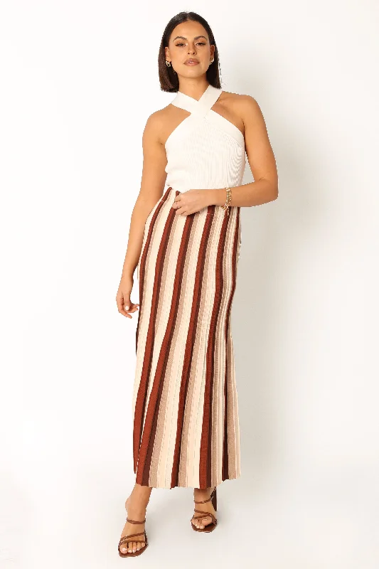 Jordie Knit Skirt - Neutral