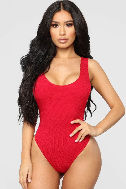 Adore You Bodysuit - Red