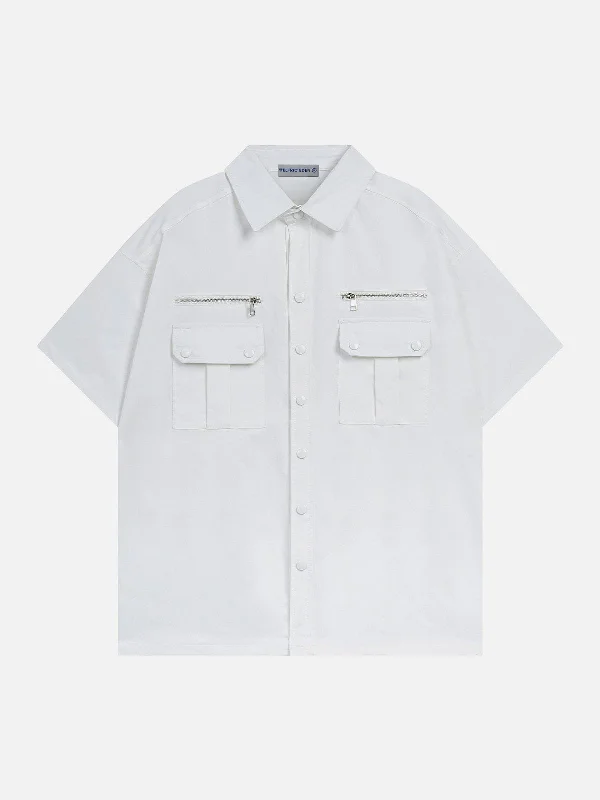 Aelfric Eden Solid Pocket Short Sleeve Shirt