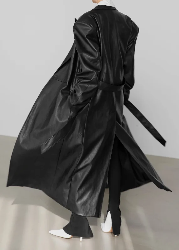 connie-faux-leather-belted-trench-coat-black