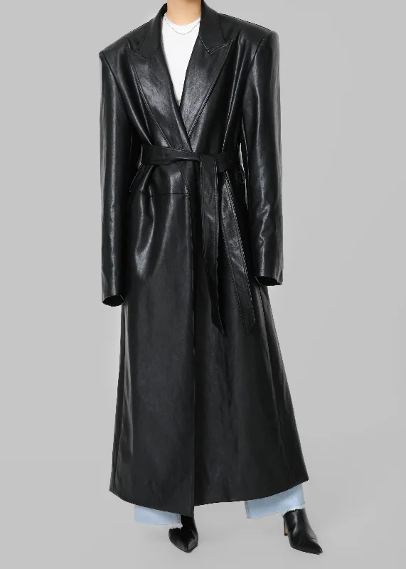 connie-faux-leather-belted-trench-coat-black