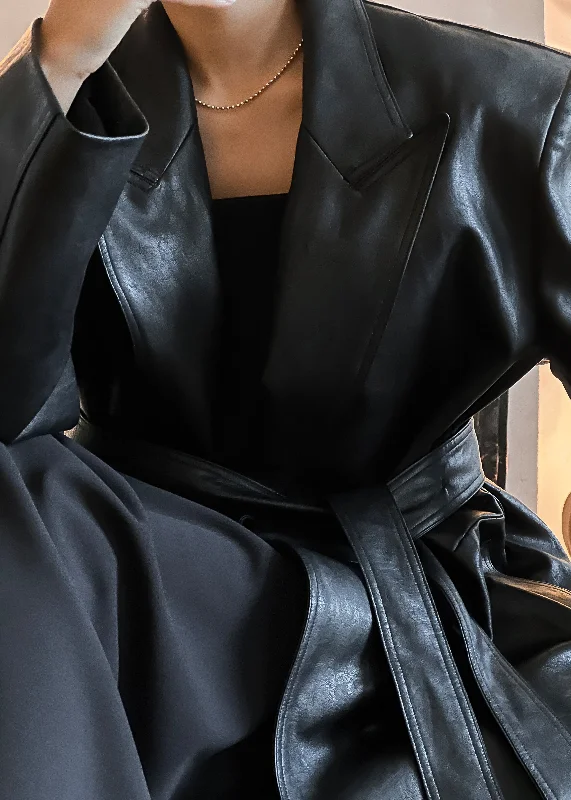 connie-faux-leather-belted-trench-coat-black