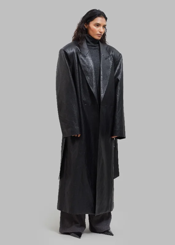 connie-faux-leather-belted-trench-coat-black