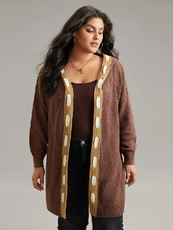 contrast-hooded-tunic-open-front-cardigan