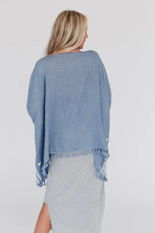 fallon-embroidered-sleeve-tassel-poncho-blue