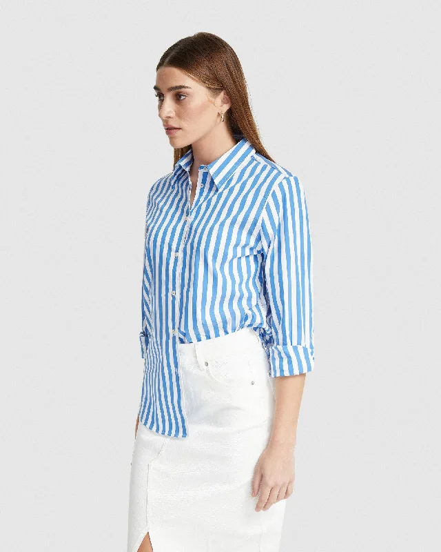 gaby-cotton-stretch-stripe-shirt