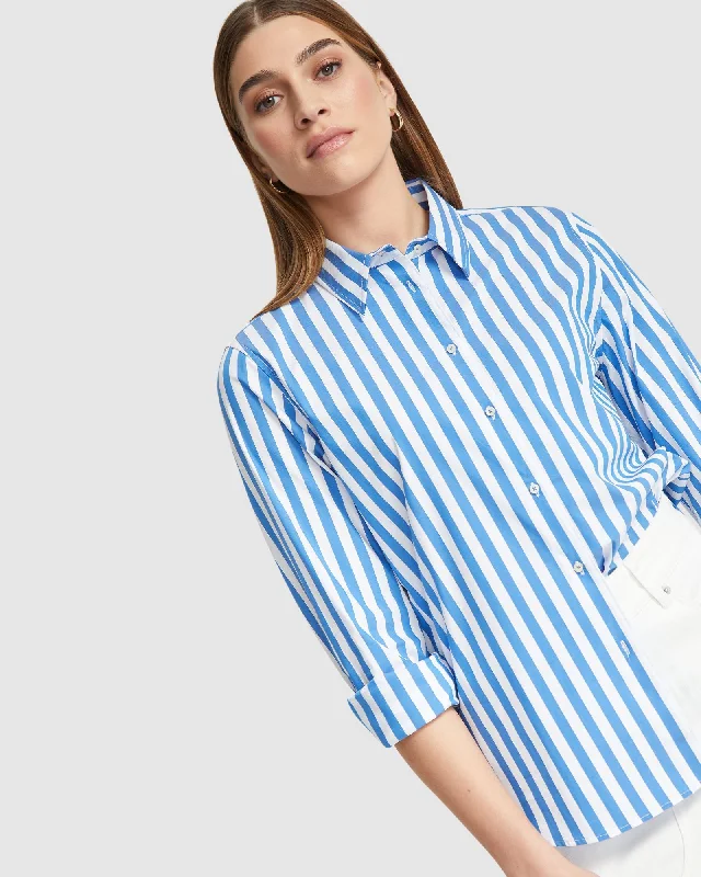 gaby-cotton-stretch-stripe-shirt