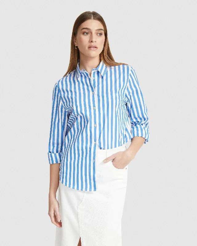 gaby-cotton-stretch-stripe-shirt