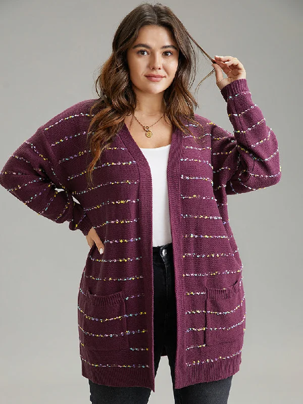 heather-rainbow-striped-open-front-cardigan