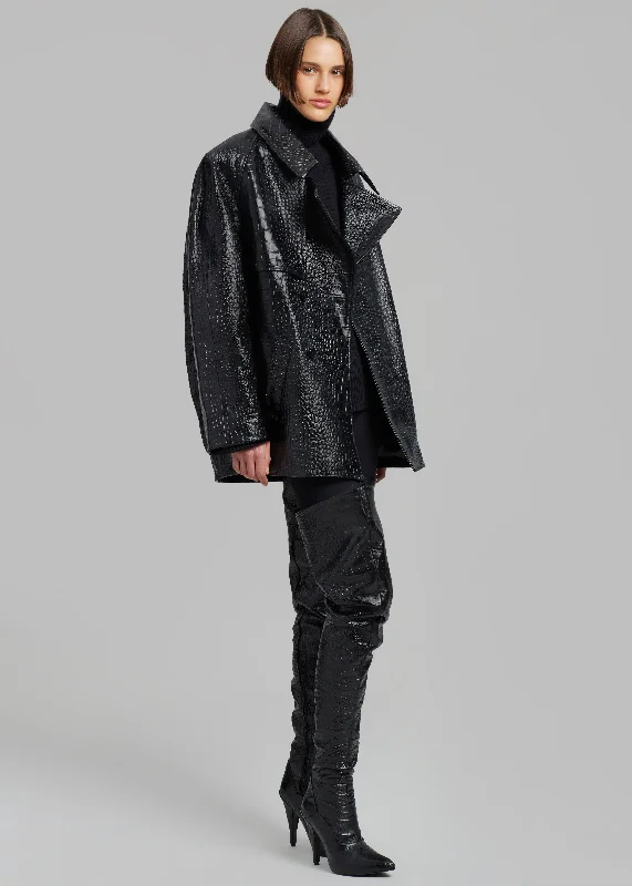 jackie-croc-effect-coat-black