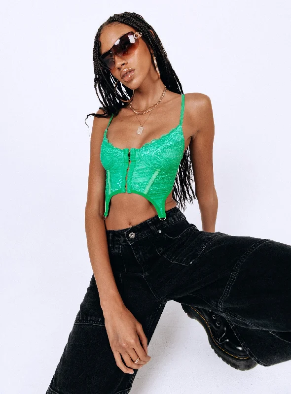 Louisa Top Green