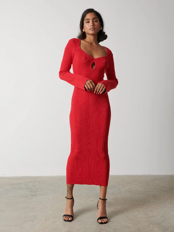 lana-sweetheart-neck-knit-dress-scarlet-red