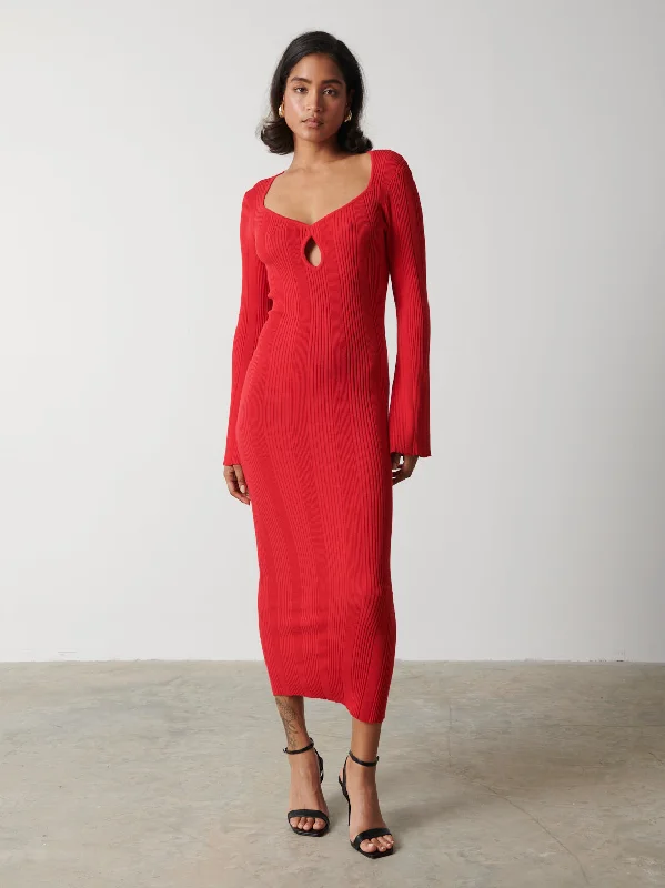 lana-sweetheart-neck-knit-dress-scarlet-red