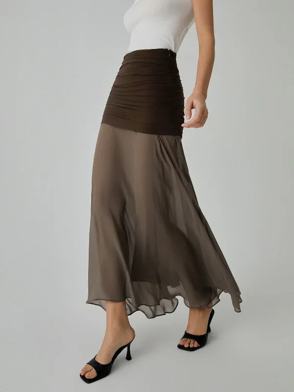 net-chiffon-patchwork-maxi-skirt