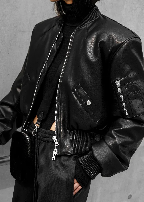 sille-faux-leather-cropped-bomber-black