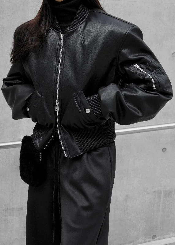 sille-faux-leather-cropped-bomber-black