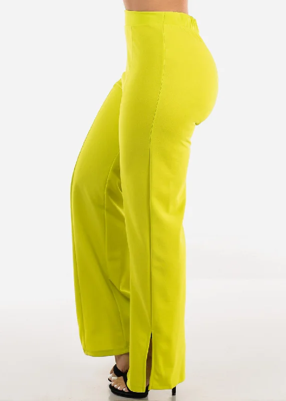 super-high-waist-wide-leg-slit-dress-pants-neon-lime-bp05725citrus