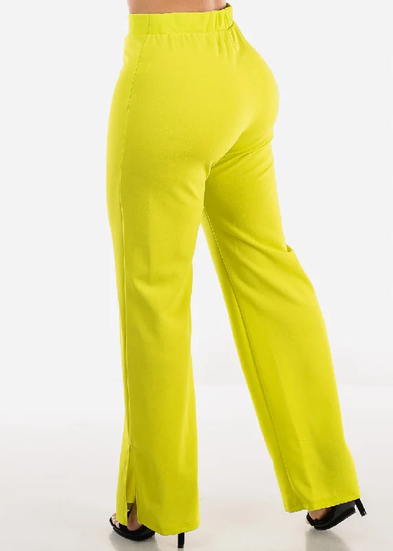 super-high-waist-wide-leg-slit-dress-pants-neon-lime-bp05725citrus