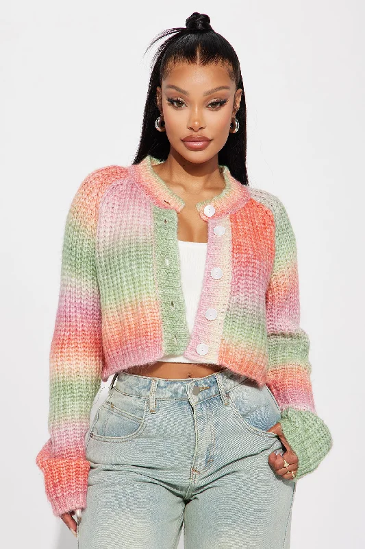 Taja Spacedye Cardigan - Multi Color