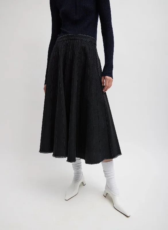 vintage-black-denim-pintucked-denim-skirt-black